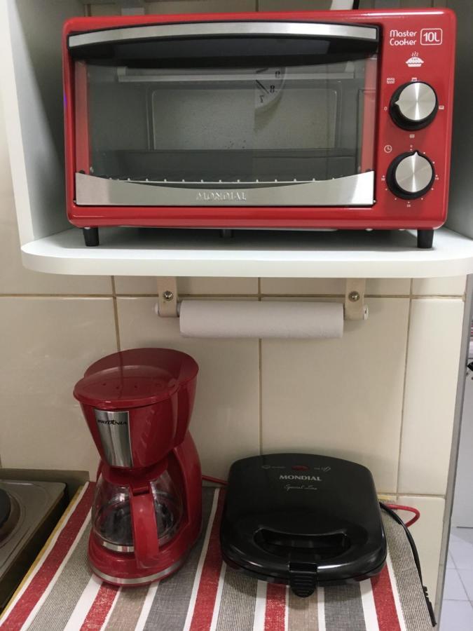 Kitnet Aconchegante Beira Mar. Apartment Сантос Екстериор снимка