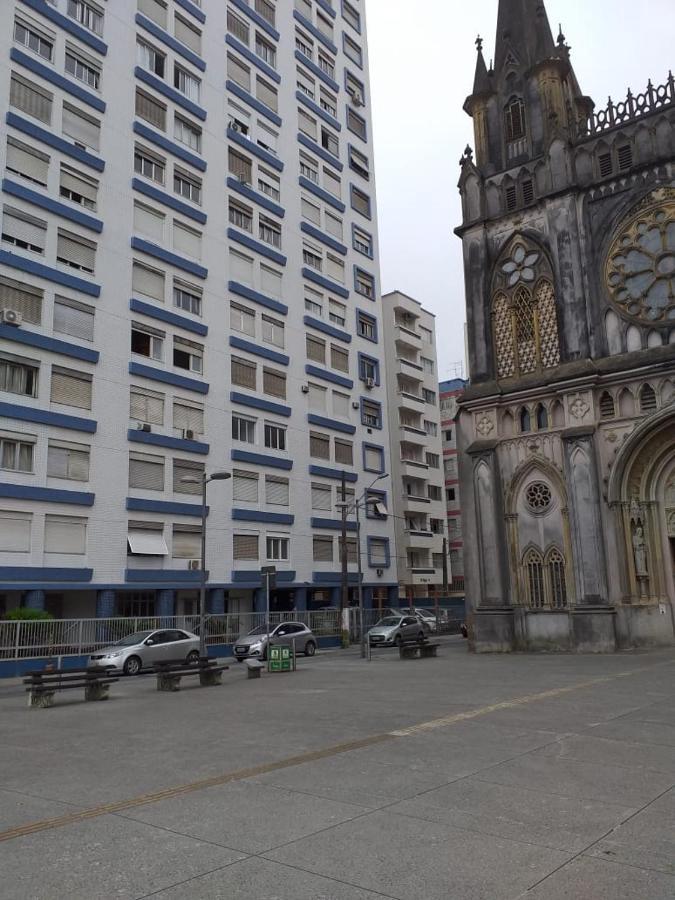 Kitnet Aconchegante Beira Mar. Apartment Сантос Екстериор снимка